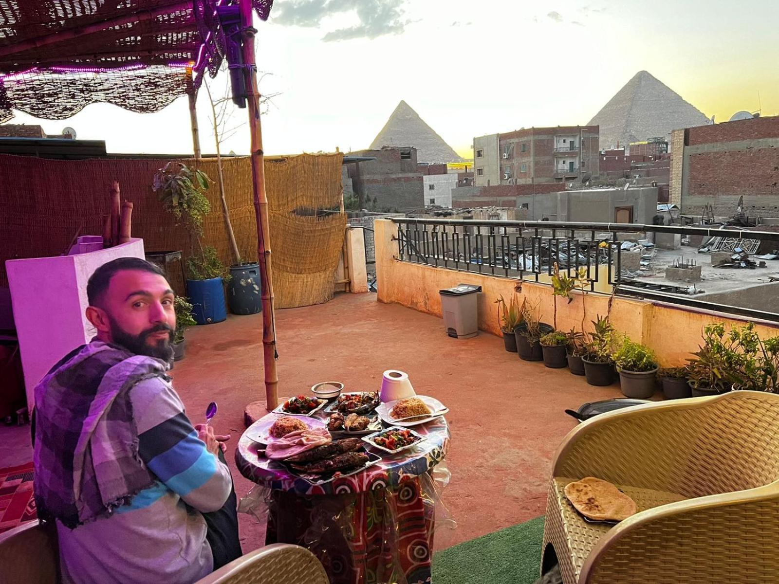Kafret el-Gabal Jana Pyramids View In 3 B&B 외부 사진