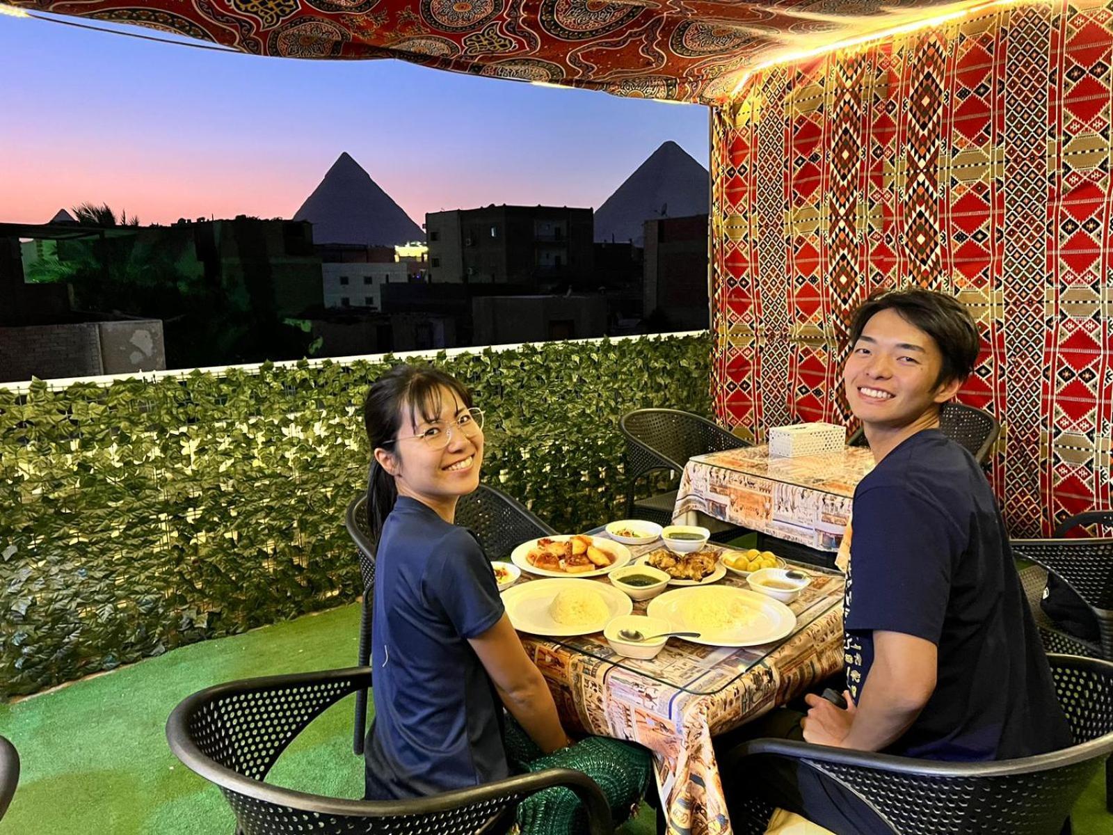 Kafret el-Gabal Jana Pyramids View In 3 B&B 외부 사진