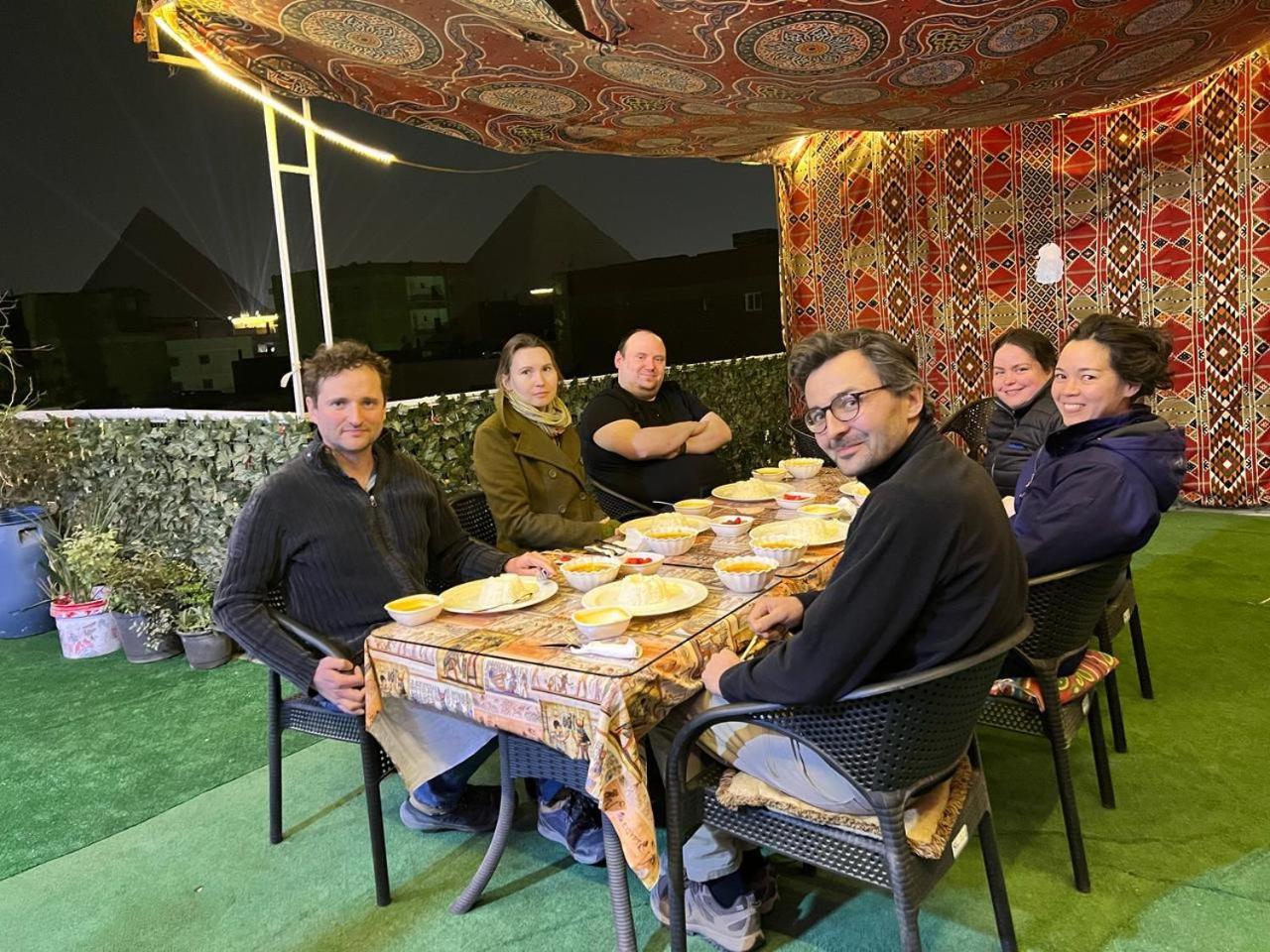 Kafret el-Gabal Jana Pyramids View In 3 B&B 외부 사진